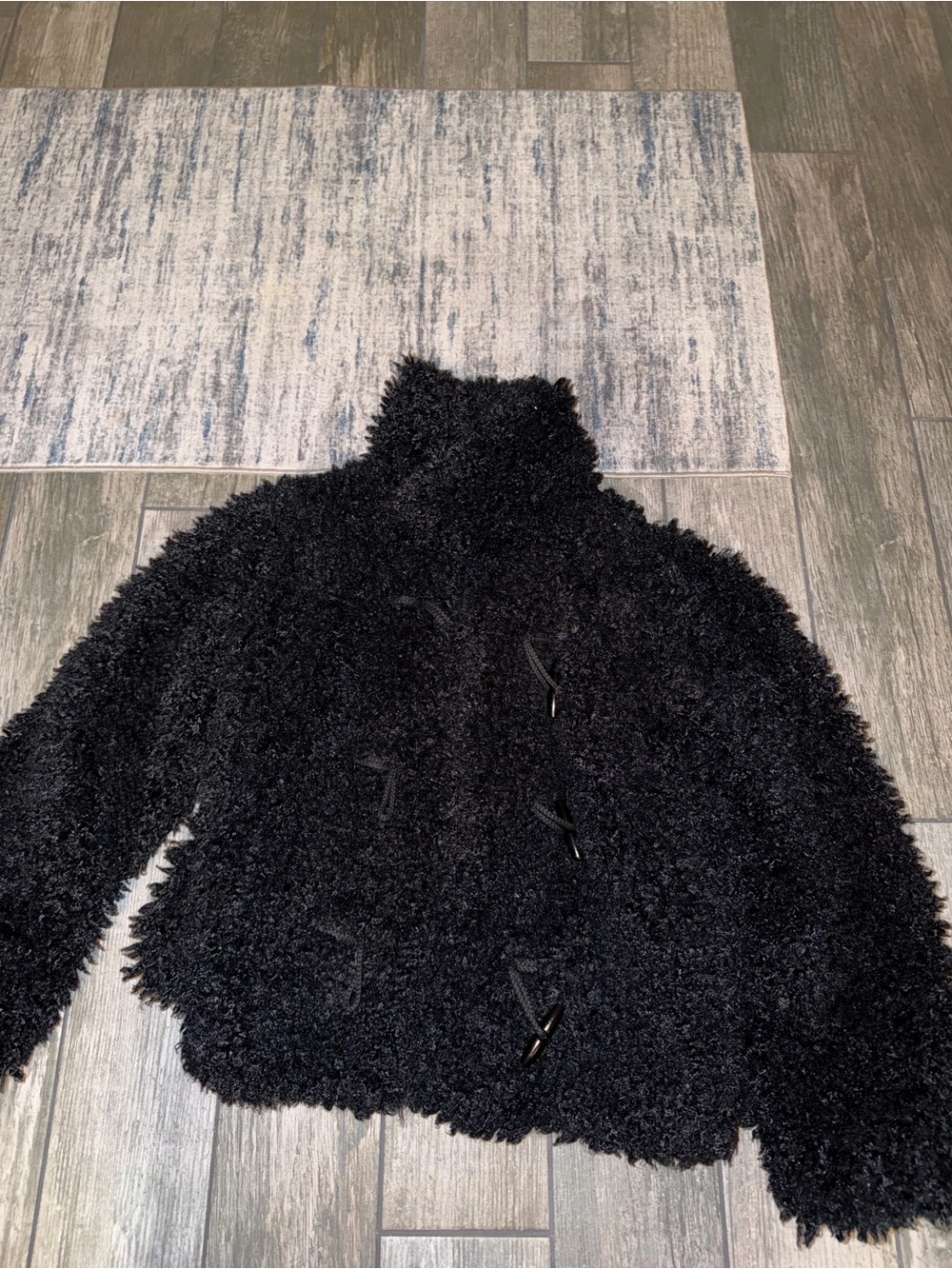 Nasty Gal Curly Faux Fur Jacket